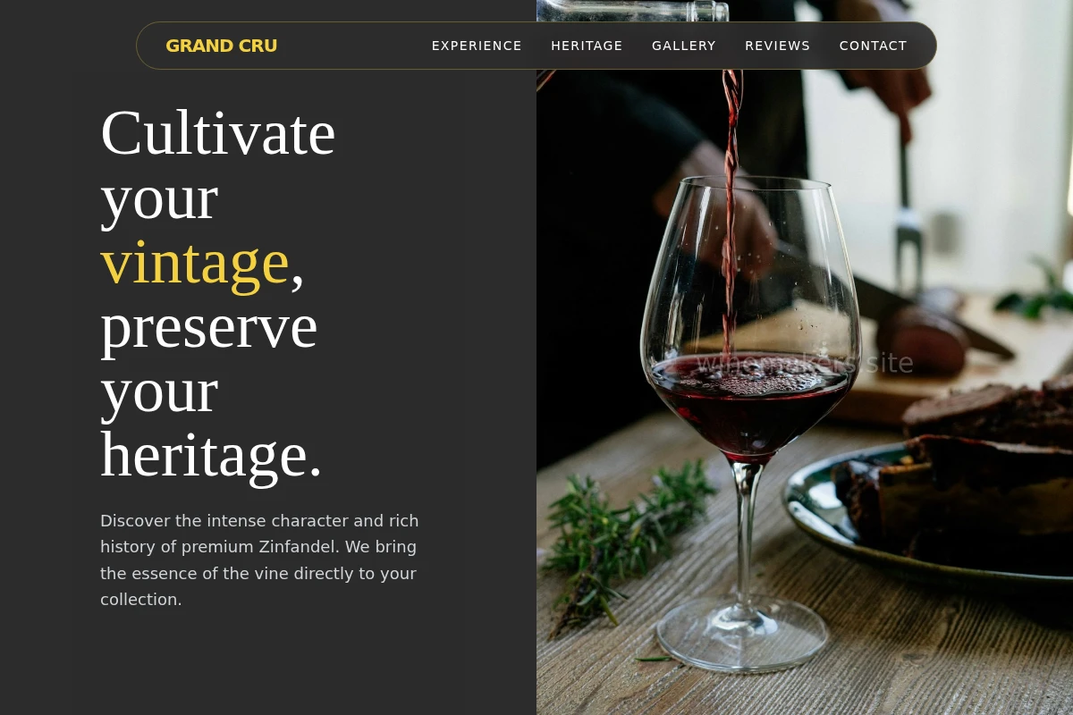 Zinfandel Wine