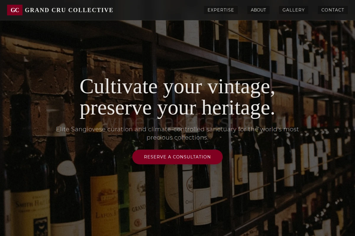 Sangiovese Wine Cellar