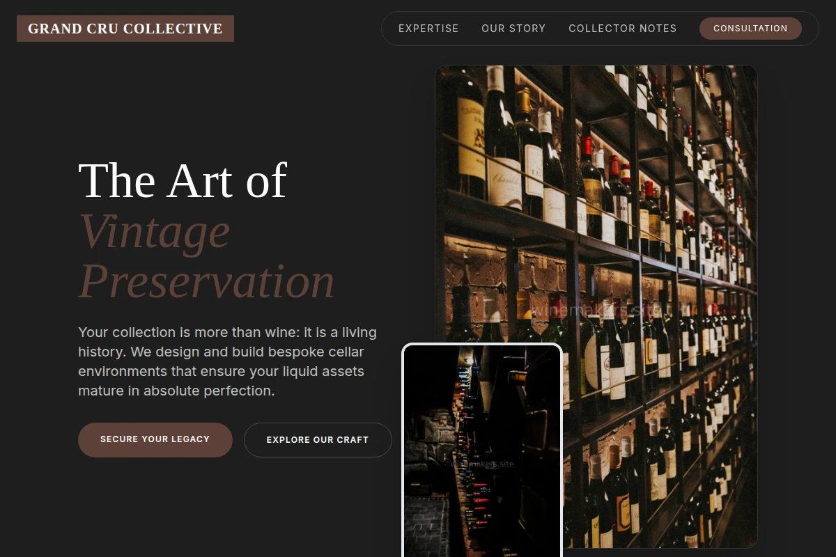 Sangiovese Wine Cellar
