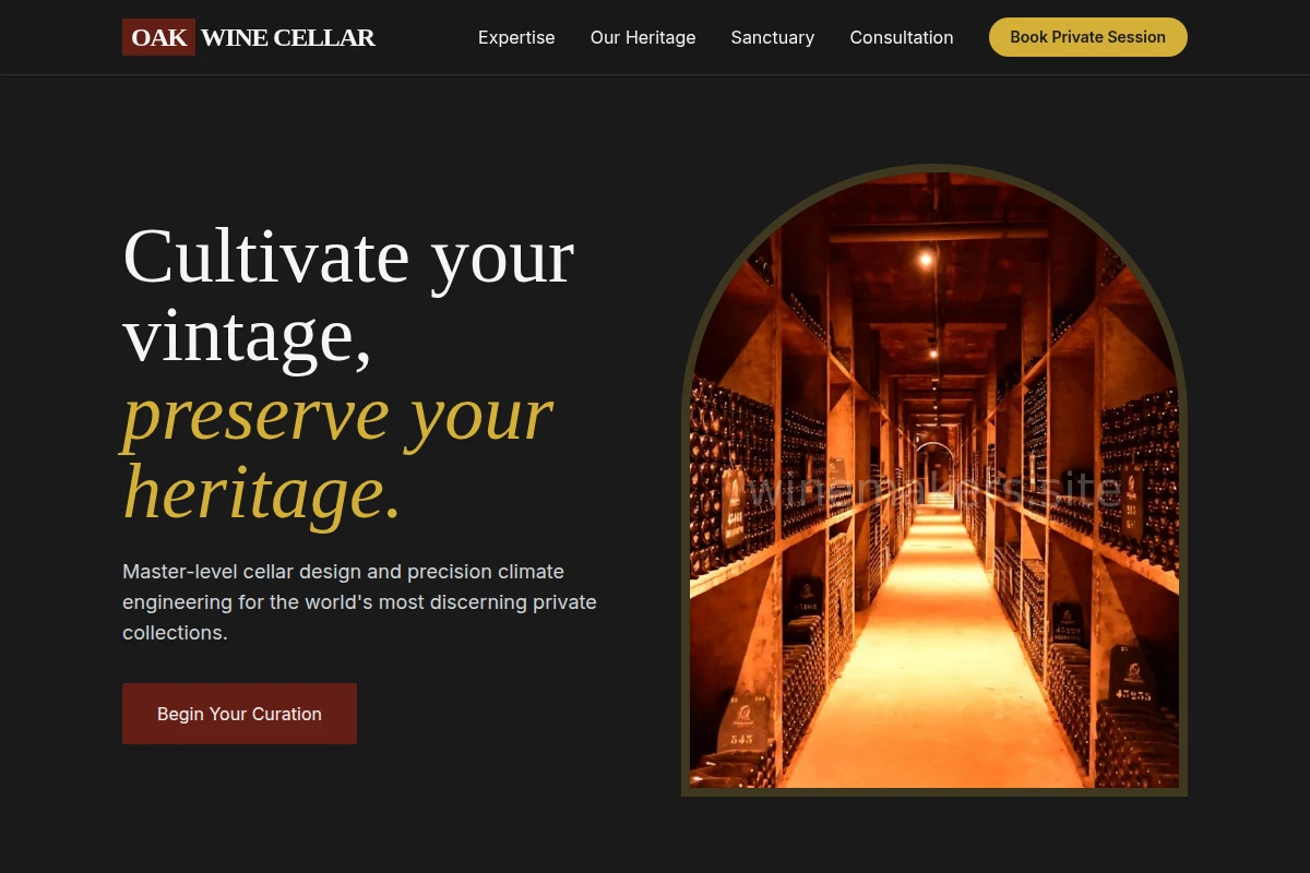 Oak Wine Cellar