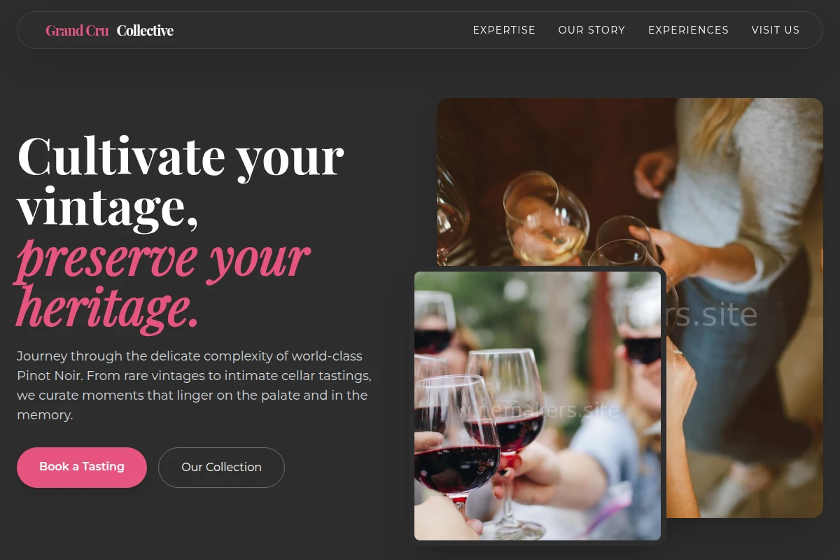 Pinot Wine Tasting