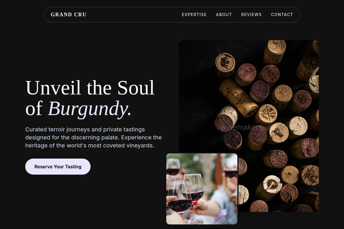 Burgundy Wine Tasting