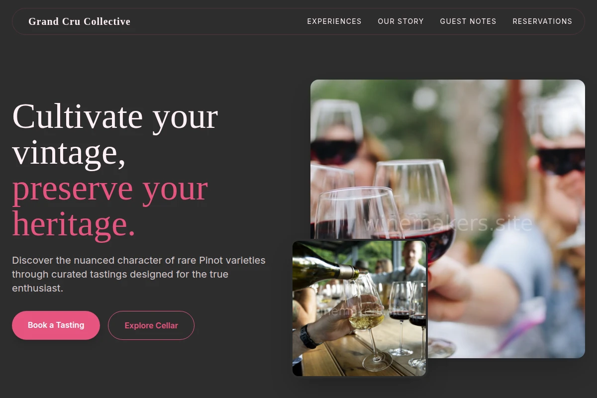 Pinot Wine Tasting