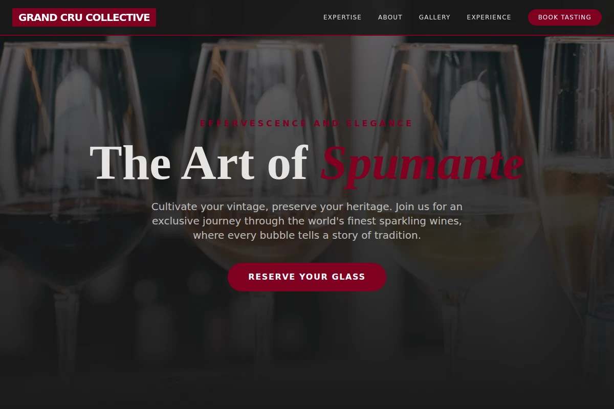 Spumante Wine Tasting