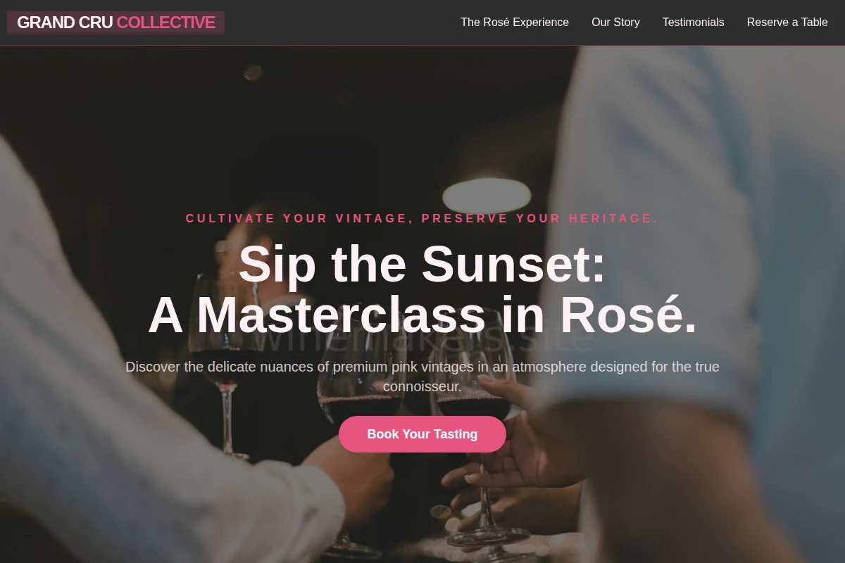 Rosé Wine Tasting